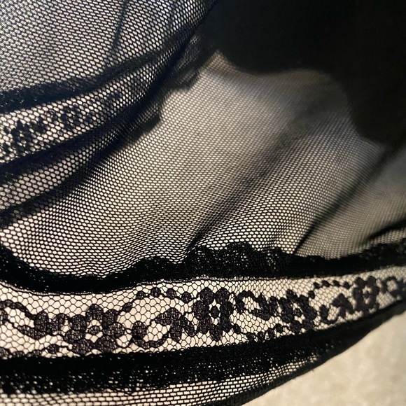 Beautiful Off the Shoulder Black Blouse - Picture 2 of 5